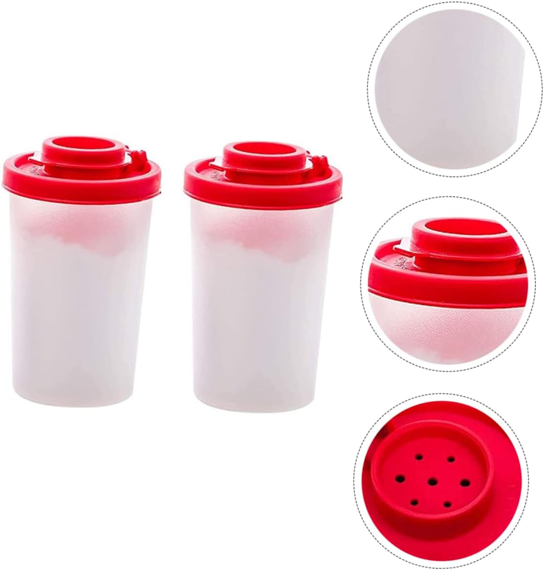 2Pcs Portable Outdoor Pepper Storage Bottles