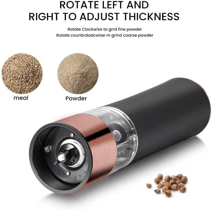 MFYHMY Automatic Salt Pepper Grinder Electric Spice Mill