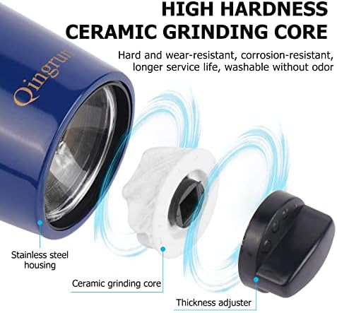 Electric Salt or Pepper Grinder with LED Light