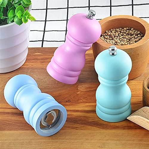 LEIXIUSM Manual Salt Pepper Mill Shaker Kitchen Tool for Grading Fine Adjustment