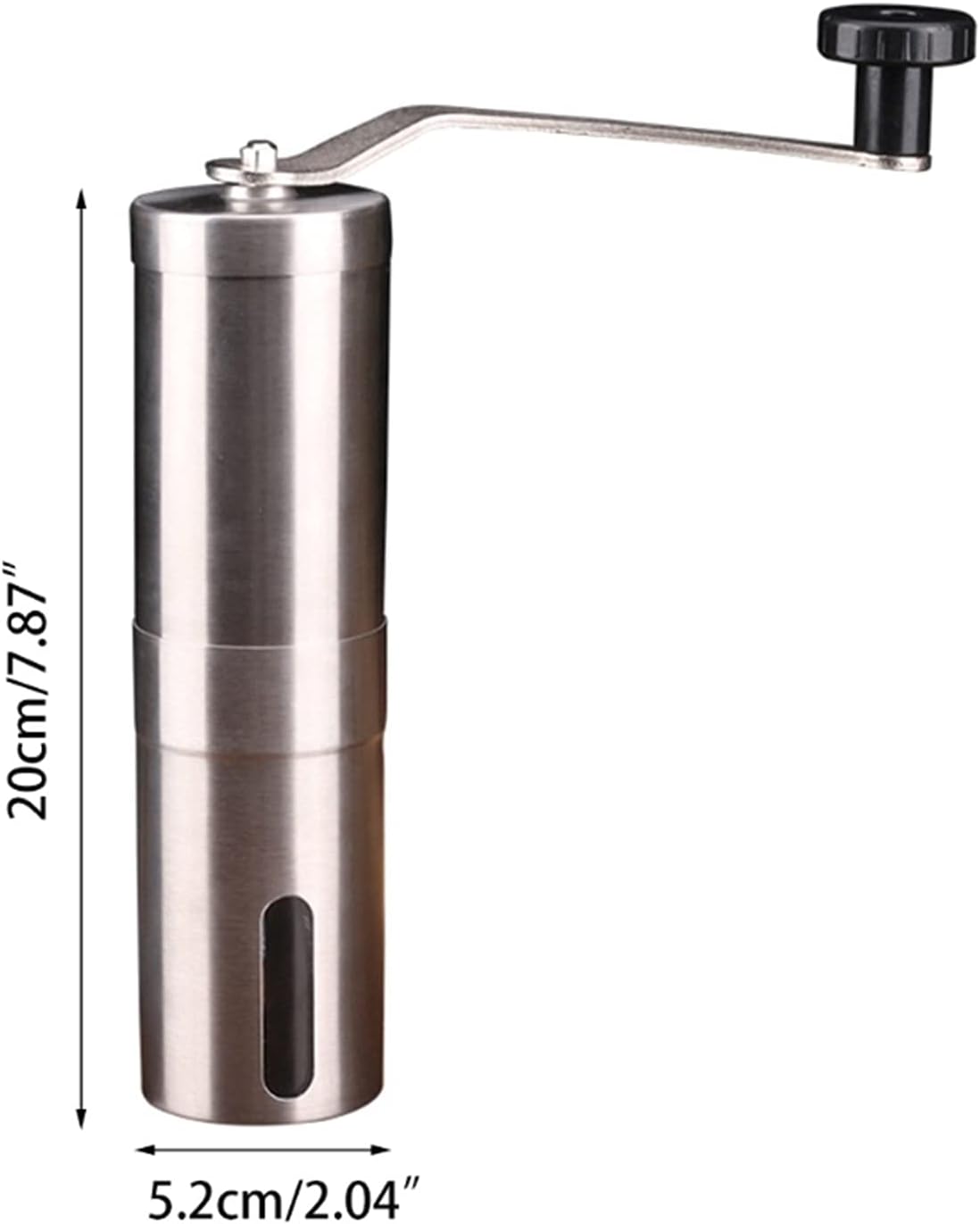 Stainless Steel Salt Pepper Grinder Adjustable Portable Kitchen Tool