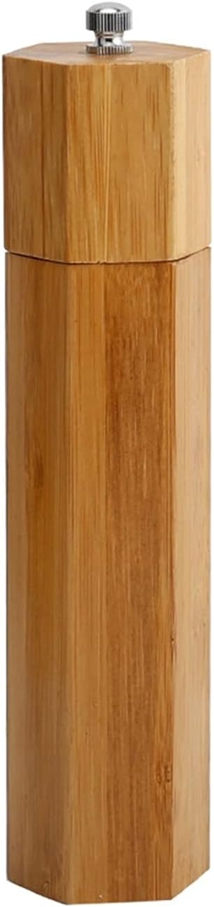 LEIXIUSM Classic Oak Wood Pepper Mill Shaker
