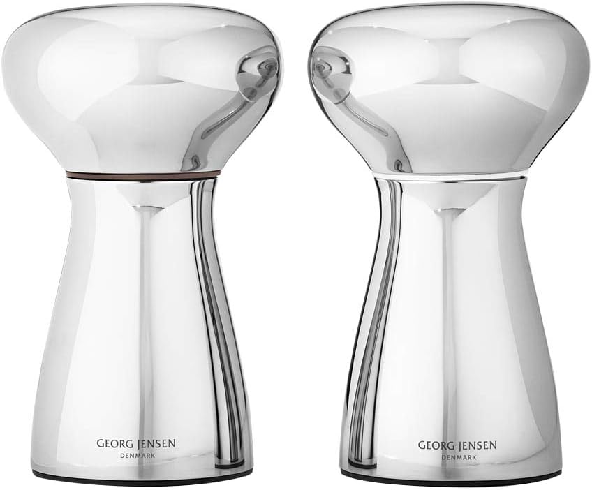 Georg Jensen Alfredo Salt Pepper Shaker Set Medium
