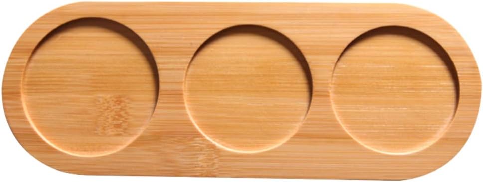 URMAGIC Bamboo Salt Pepper Mill Tray Set