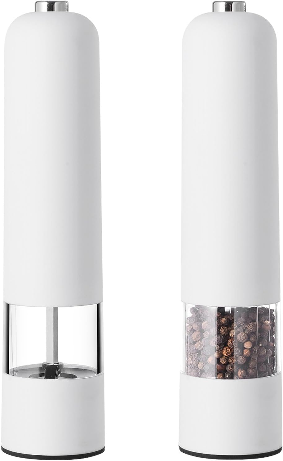 Double Function Salt Pepper Grinder Set - Effortlessly Grind Your Favorite Spices