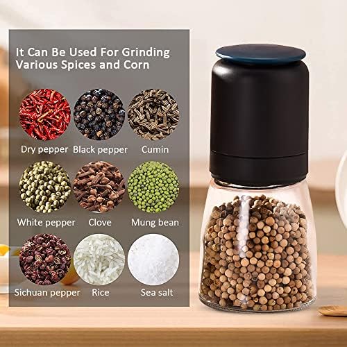 Premium Glass Salt Pepper Grinder