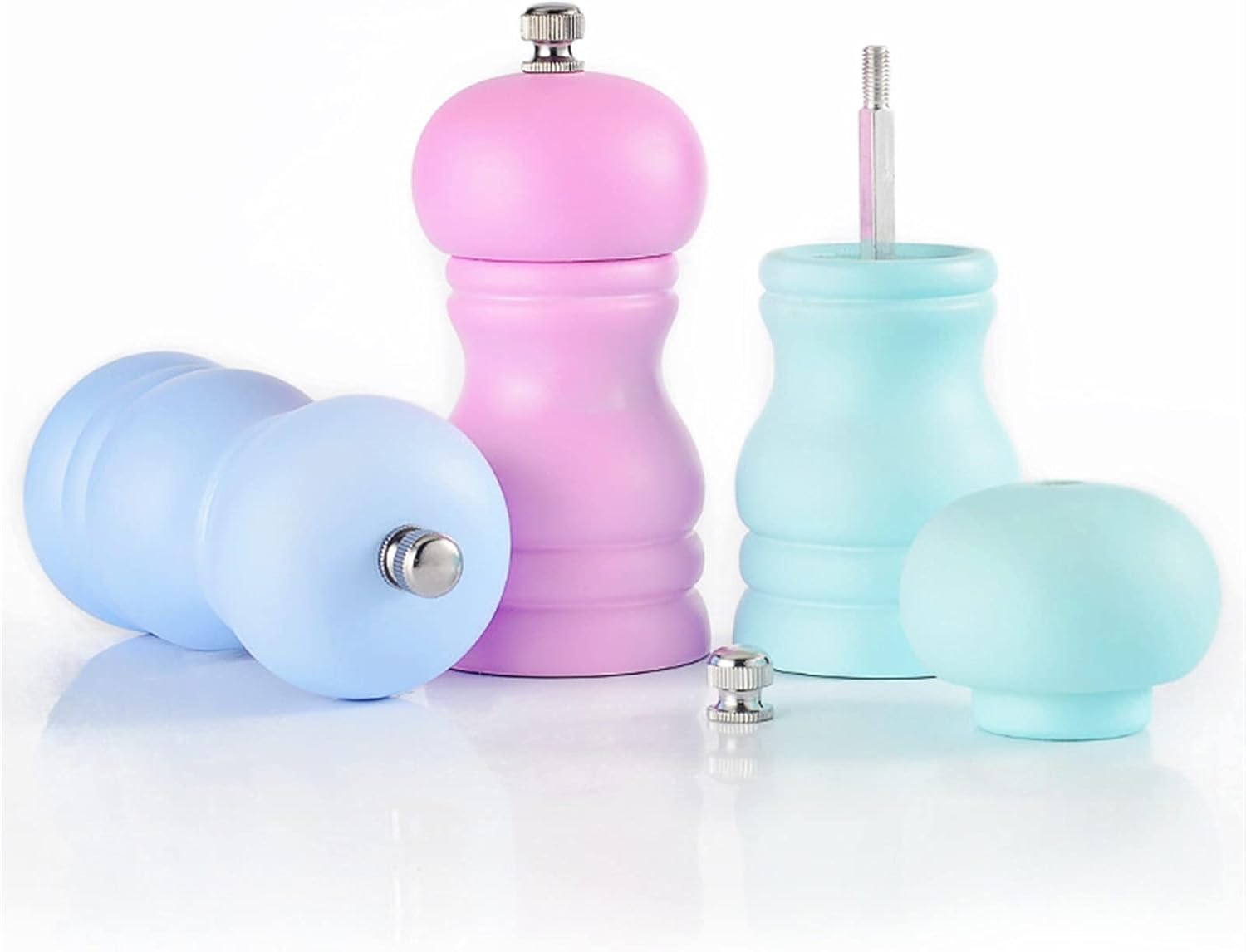 LEIXIUSM Manual Salt Pepper Mill Shaker Kitchen Tool for Grading Fine Adjustment