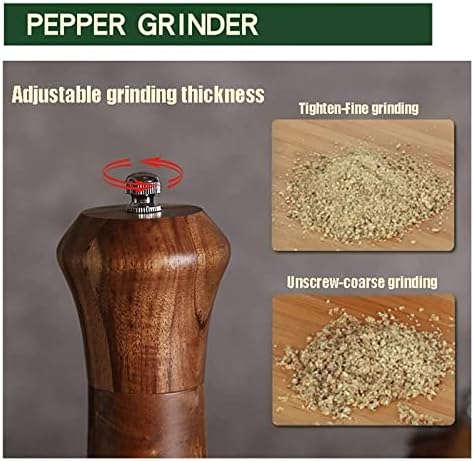 Adjustable Pepper Salt Mill Set