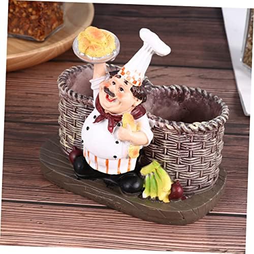 Alipis Salt and Pepper Shaker Set with Chef Statue