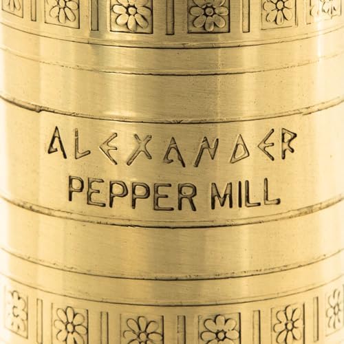 Original Greek Pepper Mill with Crank Handle by Alexander Home