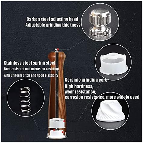 Adjustable Pepper Salt Mill Set