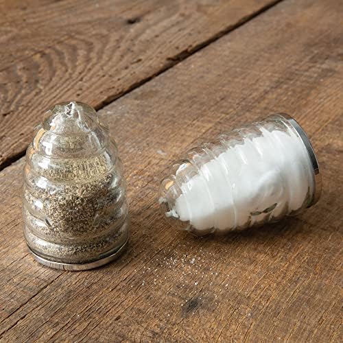 Elegant Beehive Salt Pepper Shakers Set