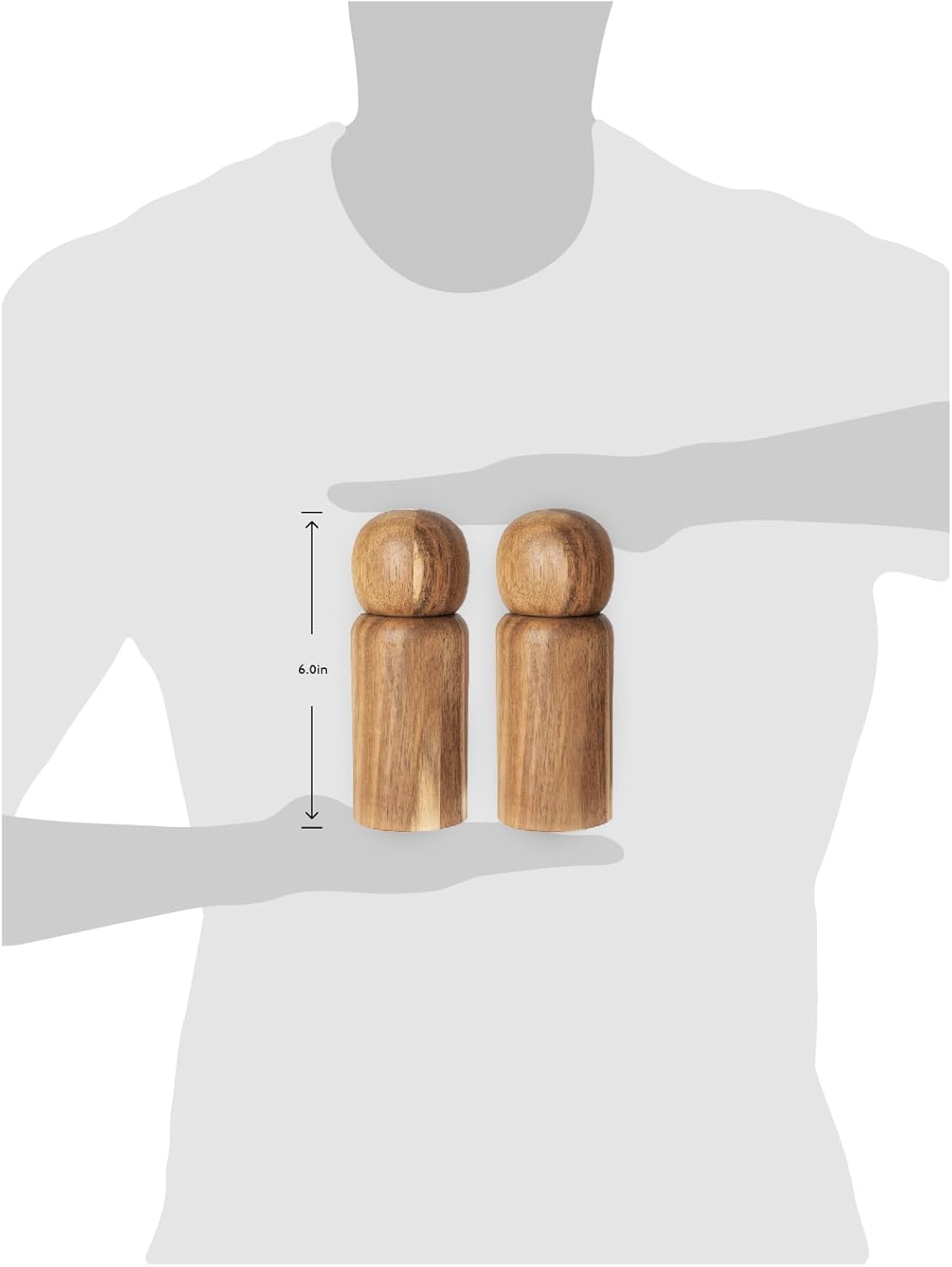 Manual Salt and Pepper Grinder Set