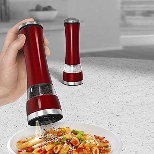 Glowing Review Electric Salt and Pepper Grinder Set