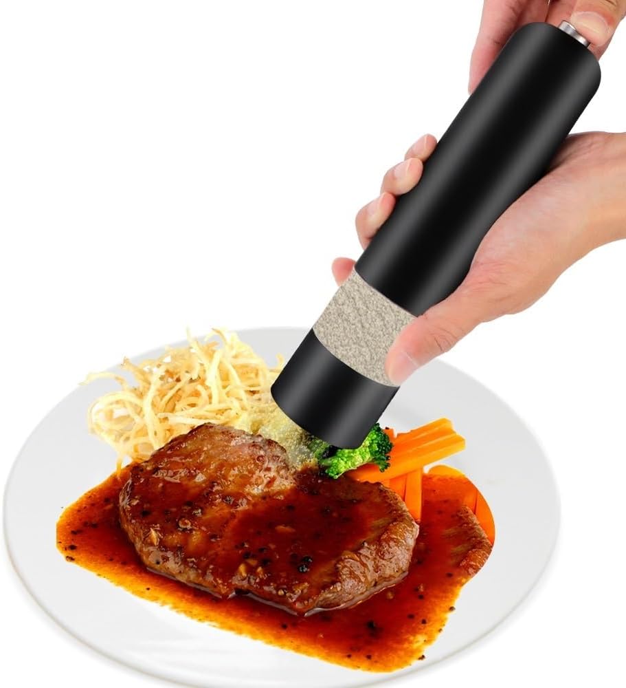 Easy Salt Pepper Grinder with LED Light