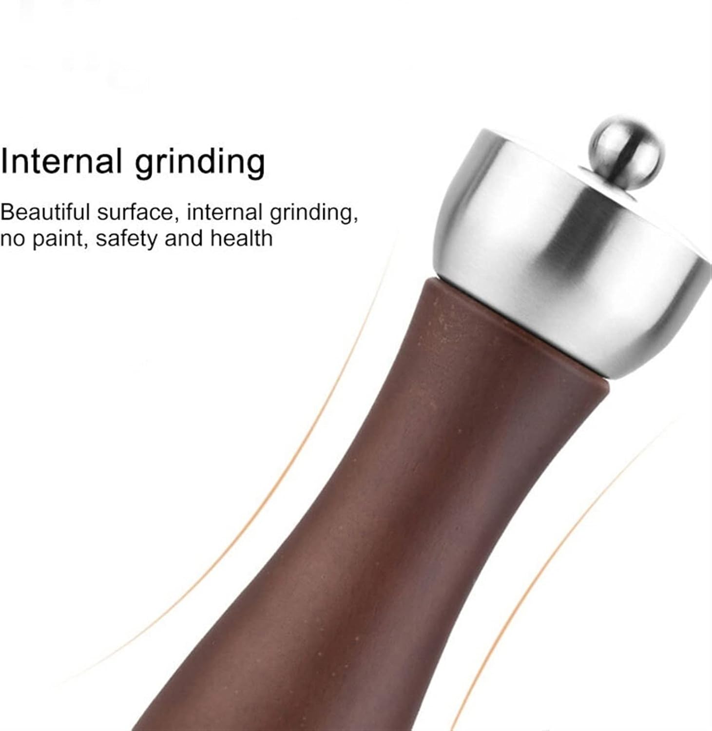 Manual Pepper Salt Grinder Set