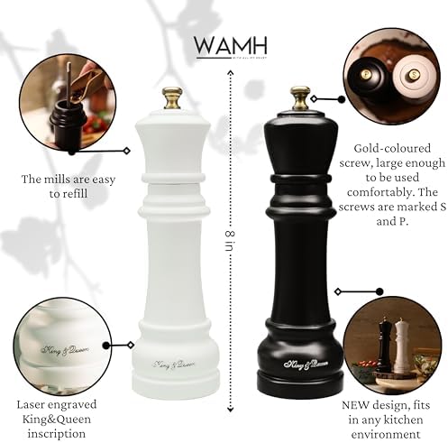 Elegant Salt and Pepper Grinder Set - Perfect for Home and Kitchen