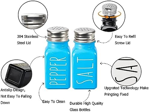 Sky Blue Salt And Pepper Shakers Set By VICUKIE