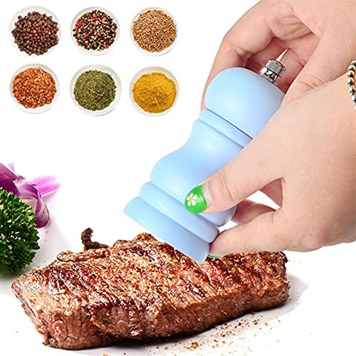 LEIXIUSM Manual Salt Pepper Mill Shaker Kitchen Tool for Grading Fine Adjustment