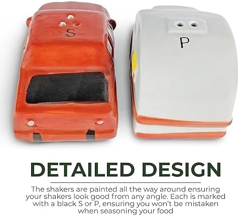 Rivers Edge Salt and Pepper Shaker Set Unique Kitchen Accent Perfect Gift