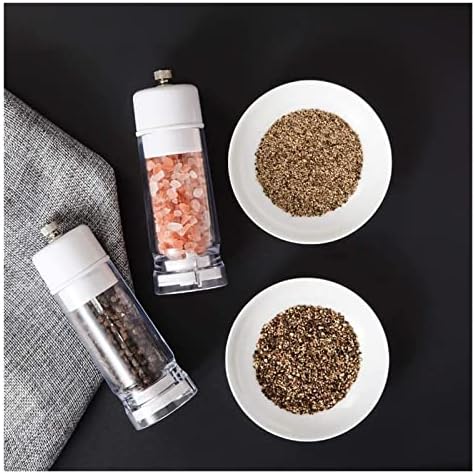 Pepper Shaker Set Stainless Steel Glass Design