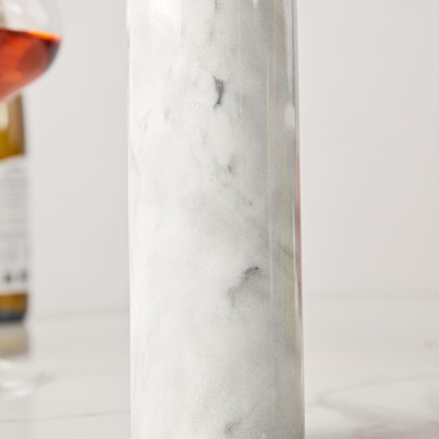 White Marble Salt Shaker - Multi-Purpose Kitchen Dispenser