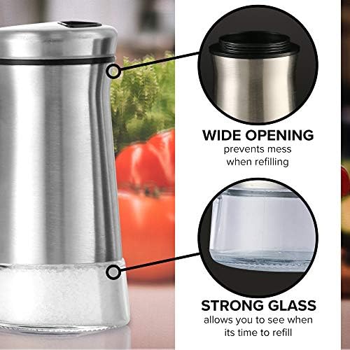Adjustable Salt Pepper Shaker for Home