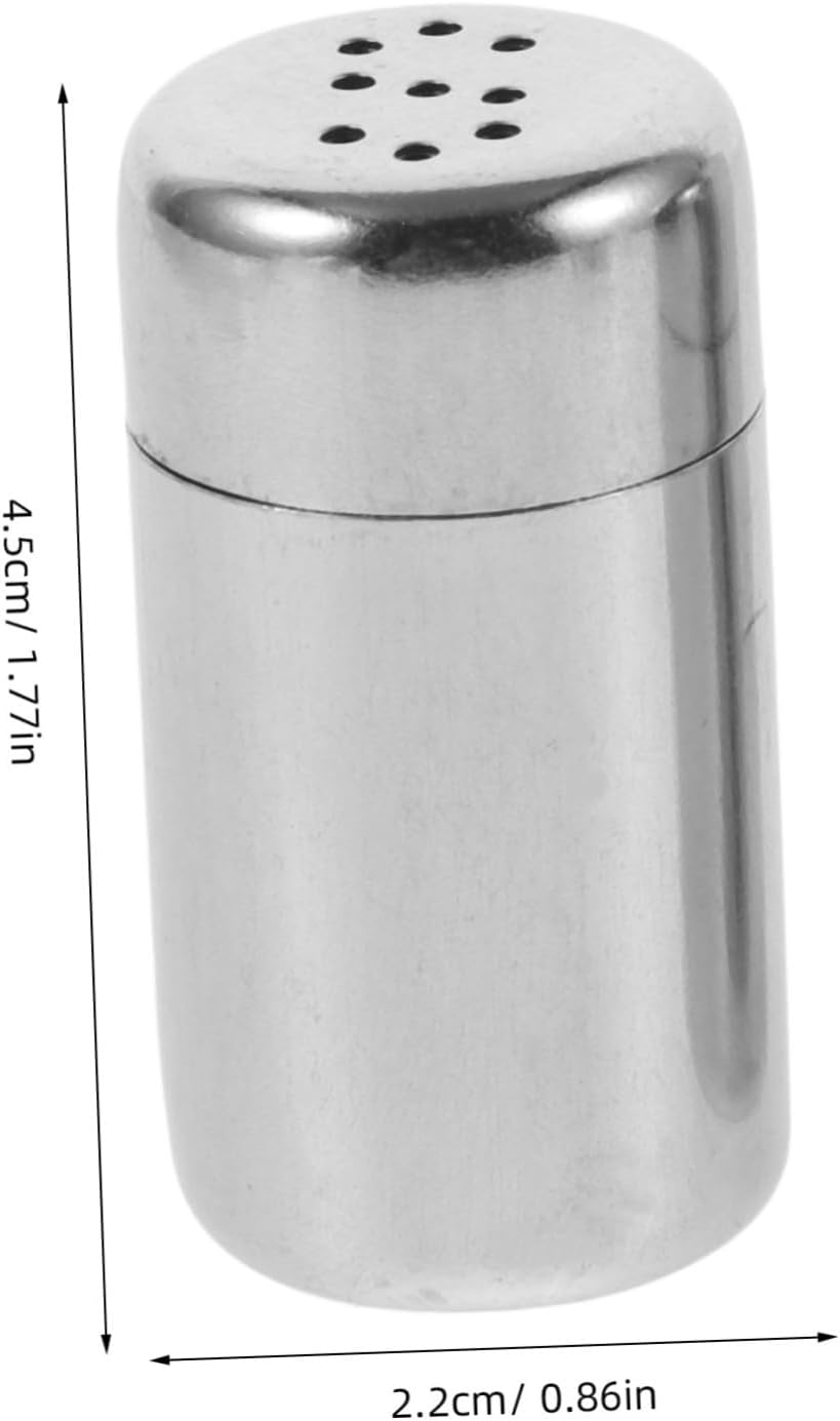Mini Stainless Steel Salt Pepper Shakers