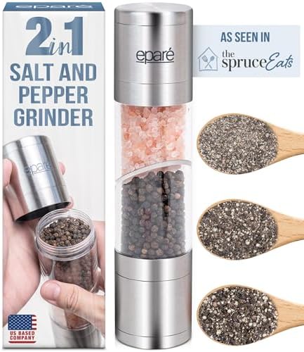Epar 2-in-1 Salt Pepper Manual Mill Combo