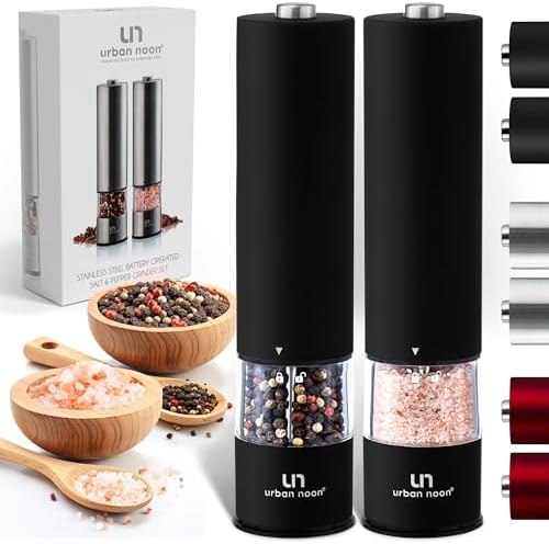 Urban Noon Electric Salt and Pepper Grinder Set