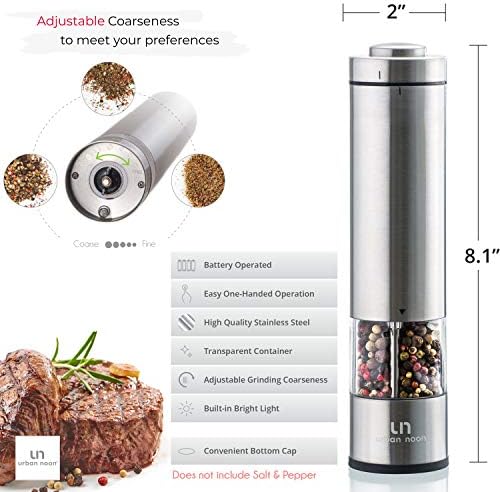 ultimate Salt Pepper grinder electric set