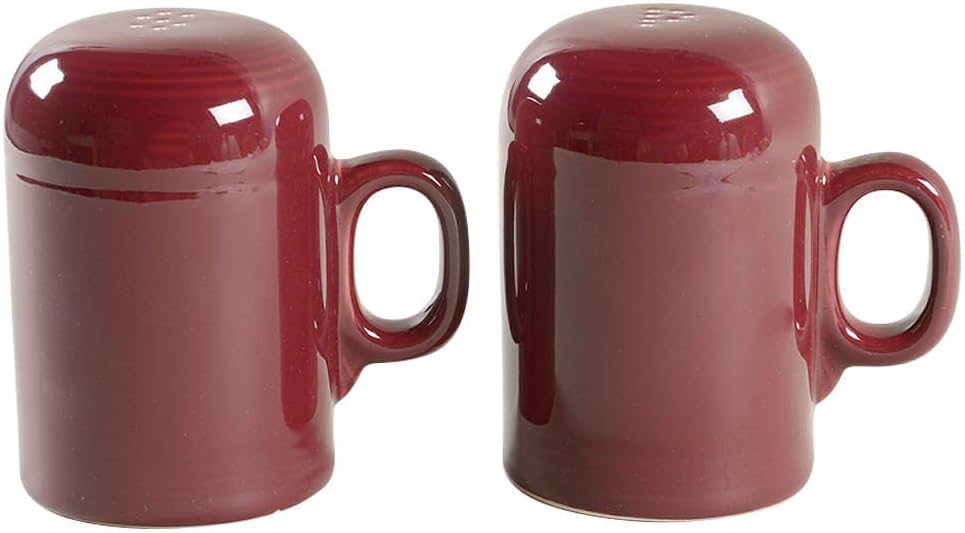 Fiesta Rangetop Salt Pepper Set Claret 4 12-Inch Ceramic Shaker