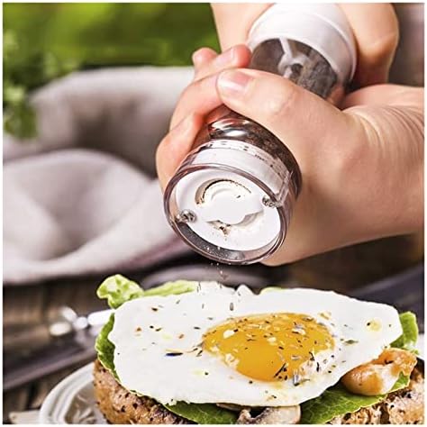 Pepper Shaker Set Stainless Steel Glass Design