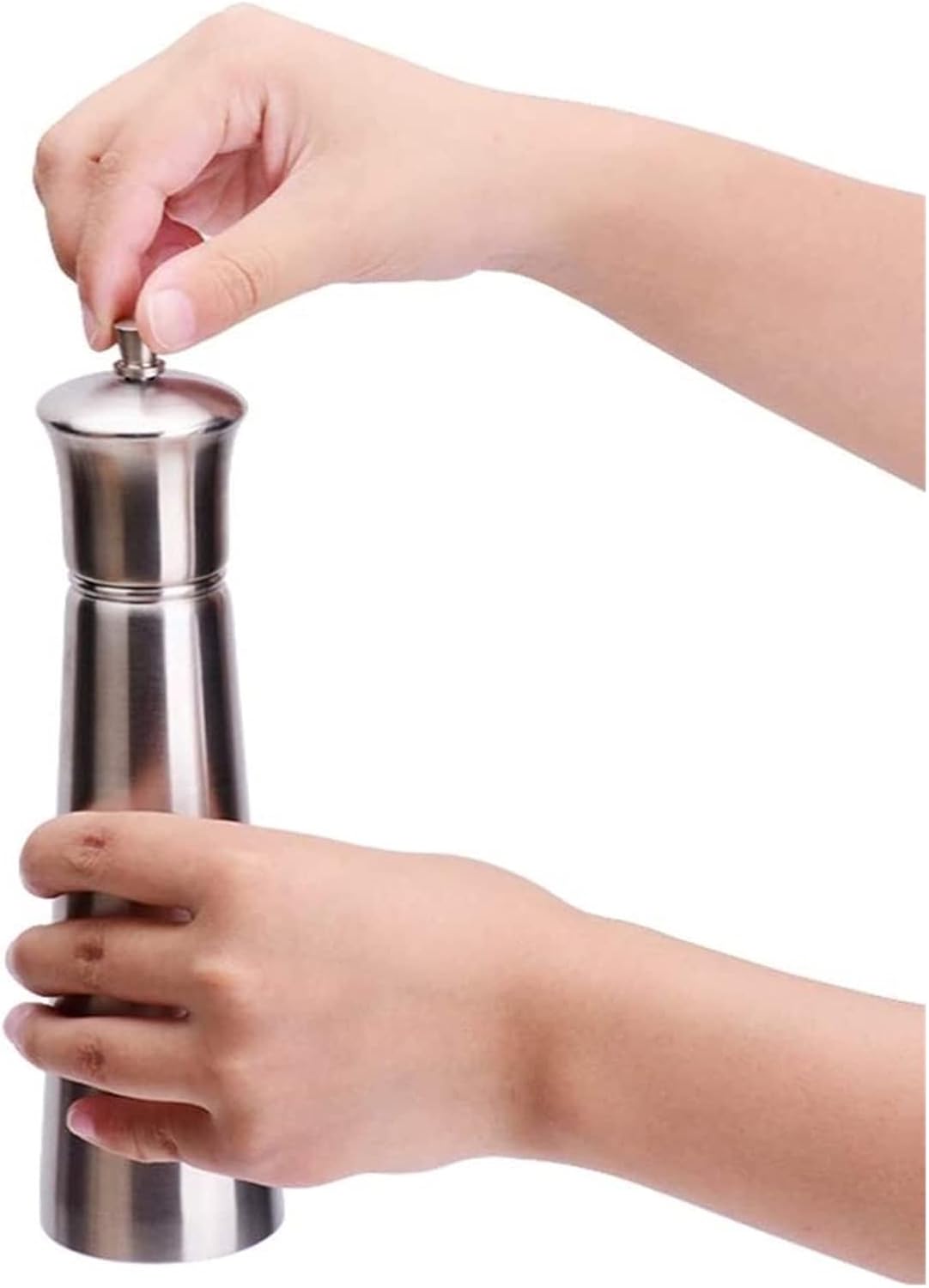 Premium Stainless Steel Salt And Pepper Mill Set