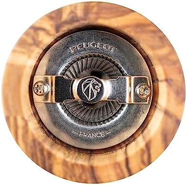 Premium Olive Wood Salt Mill Eco-Friendly French-Designed