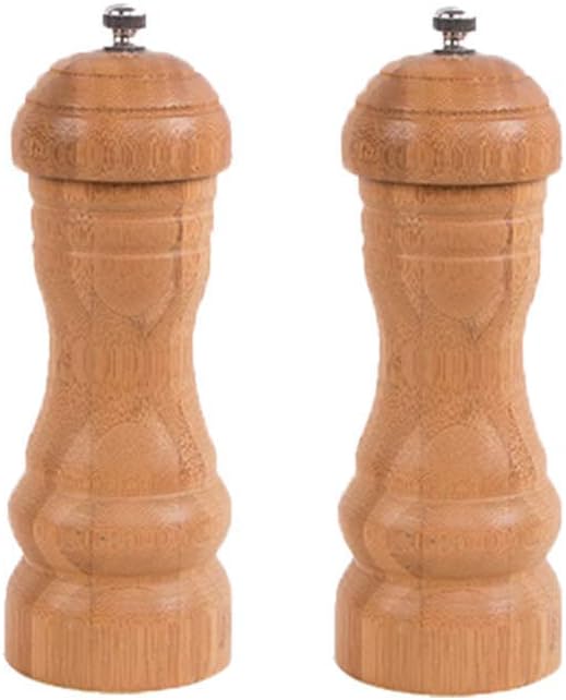 Adjustable Ceramic Pepper Mill Set Durable Design