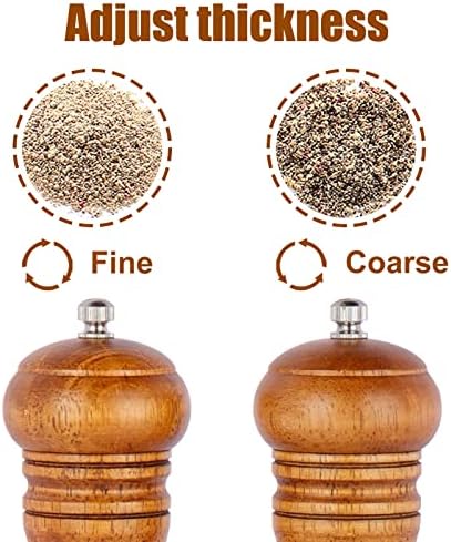 Gulex Wooden Pepper MillAdjustable Coarseness