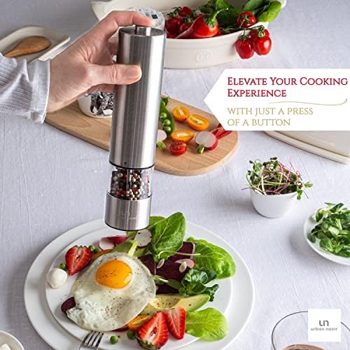 Urban Noon Electric Salt and Pepper Grinder Set