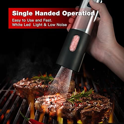 Action-Ready Salt Pepper Grinder Set