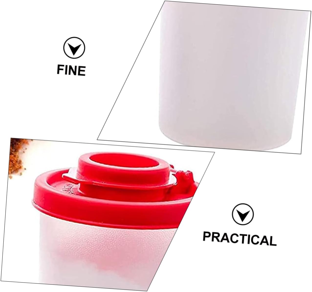 Zerodeko Portable Pepper Shaker