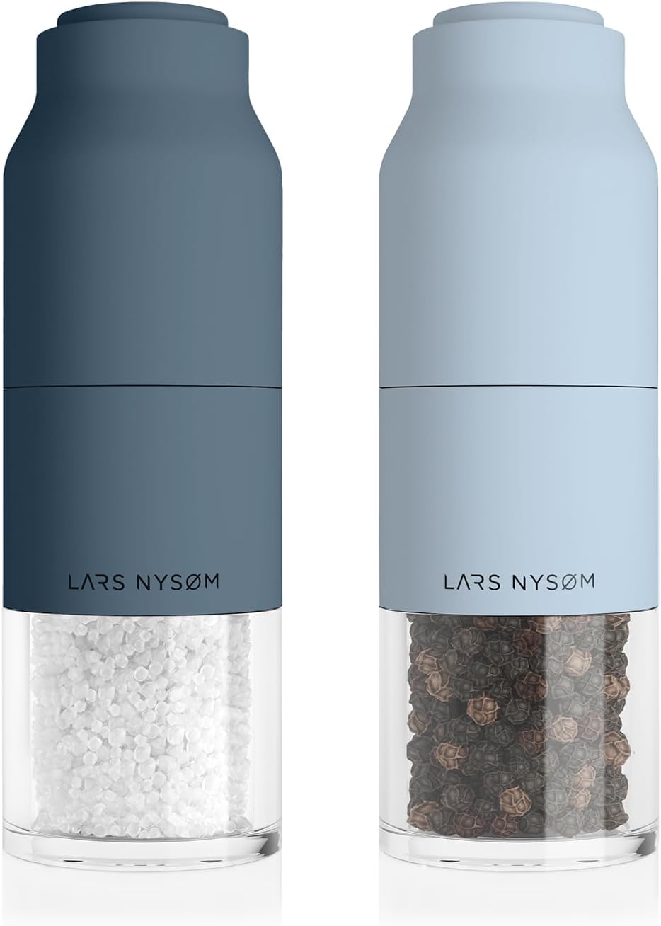 Lars NYSM Salt Pepper Grinder Set Blue
