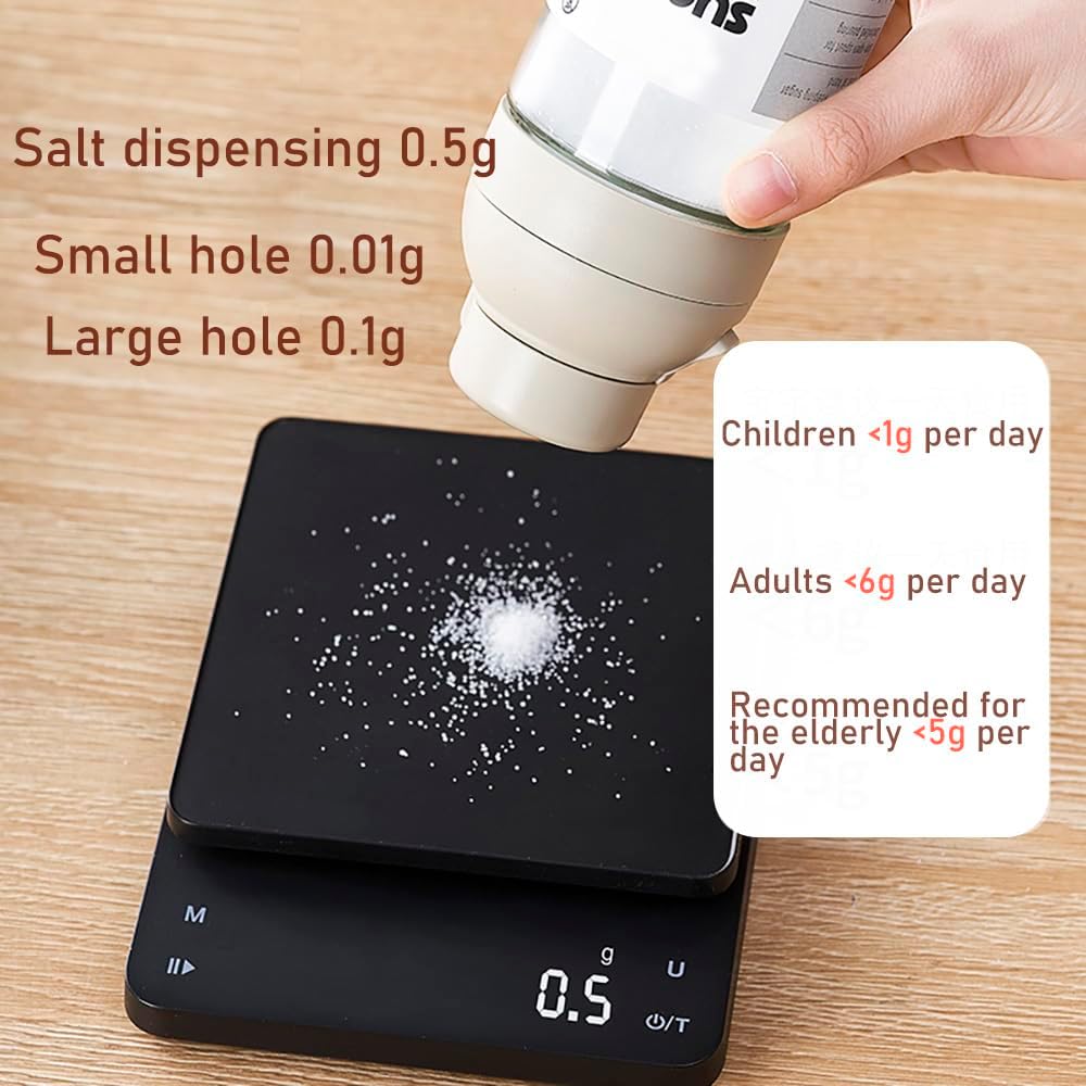 Effortless Salt Sugar Pepper Dispenser