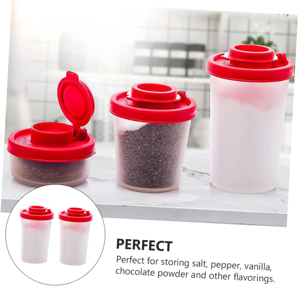 Zerodeko Portable Pepper Shaker