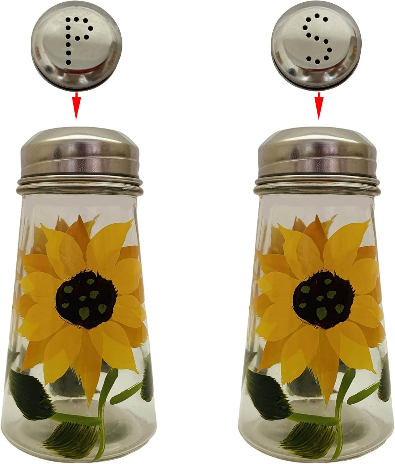 Hand Painted Salt Pepper Shakers