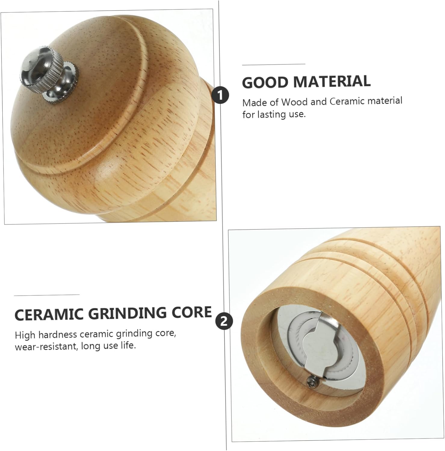 Preciiate Grind compact Salt Pepper Set