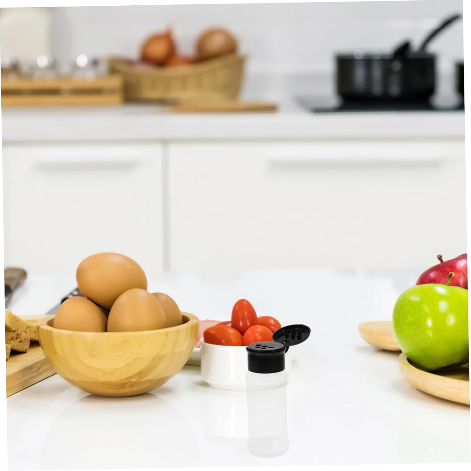 12-Piece Salt Pepper Shakers Set for Storage