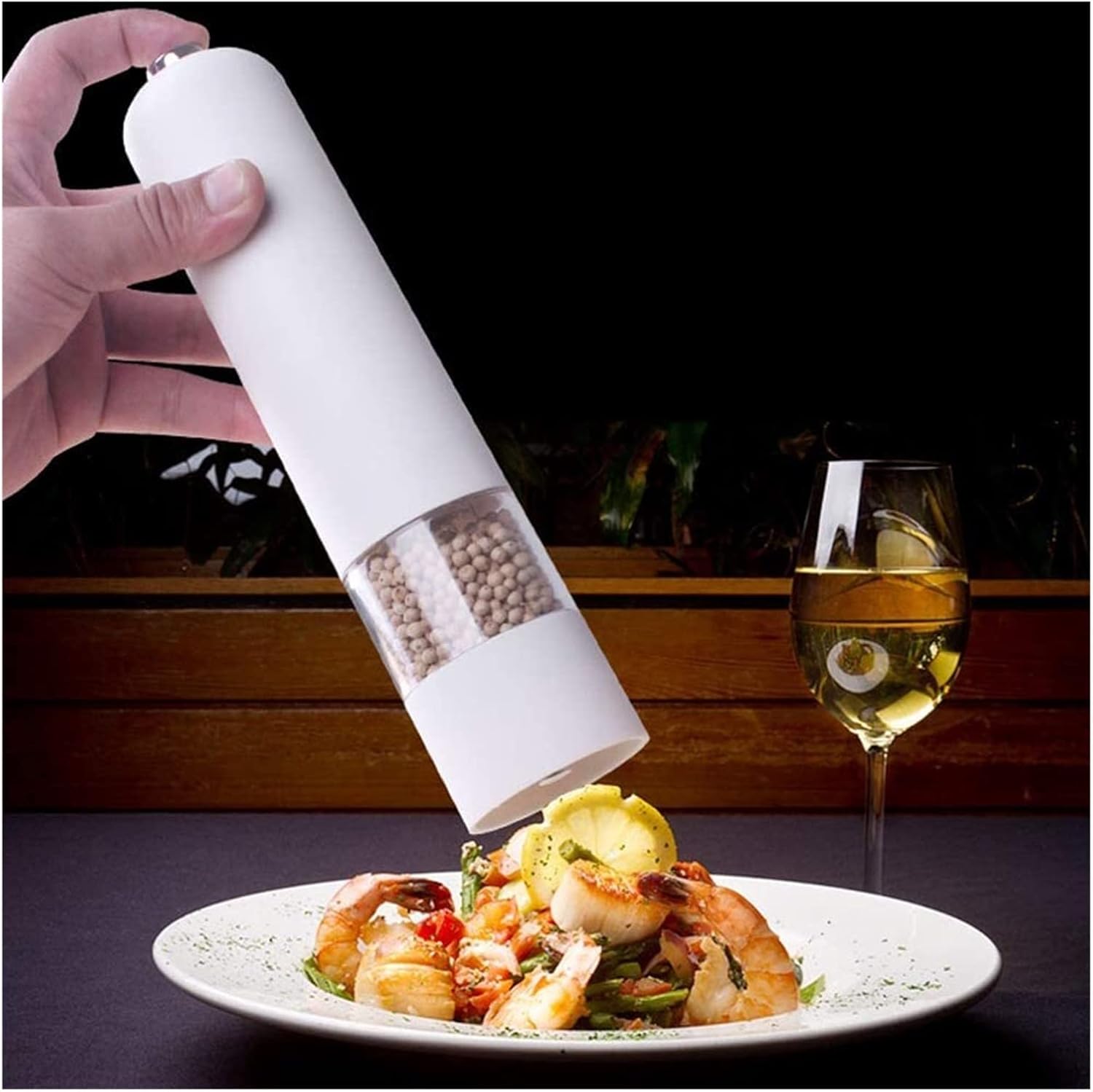 Premium Salt Pepper grinder with LED Light Design for Home use