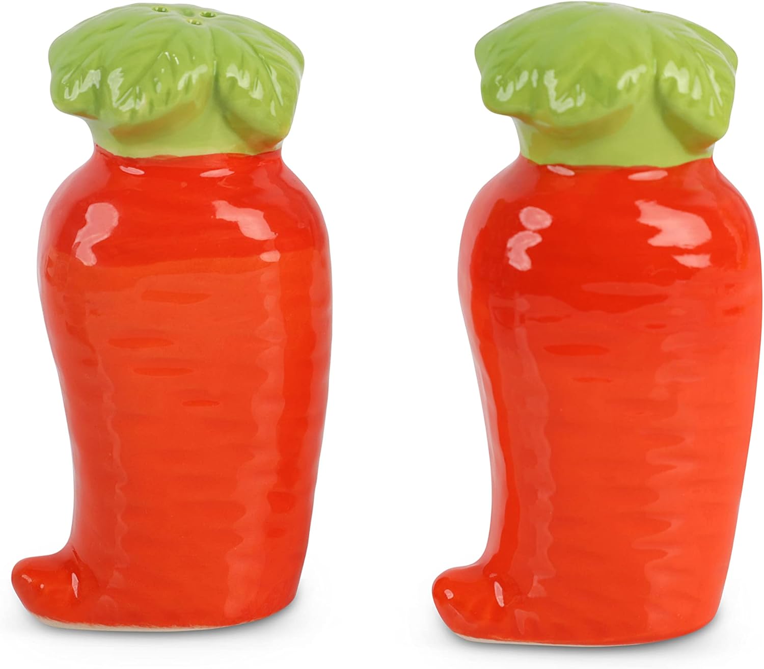 Novelty Ceramic Vegetable Salt Pepper Shakers Set
