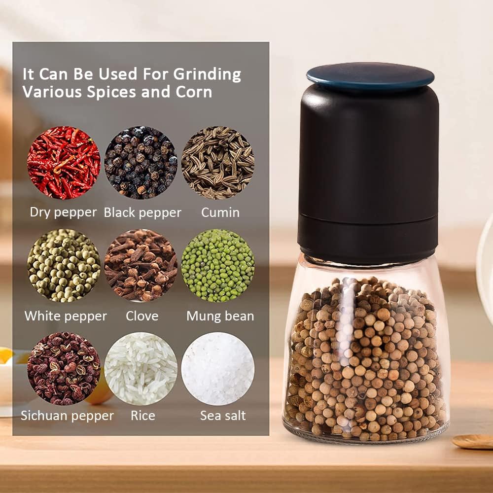 Premium Glass Salt Pepper Grinder