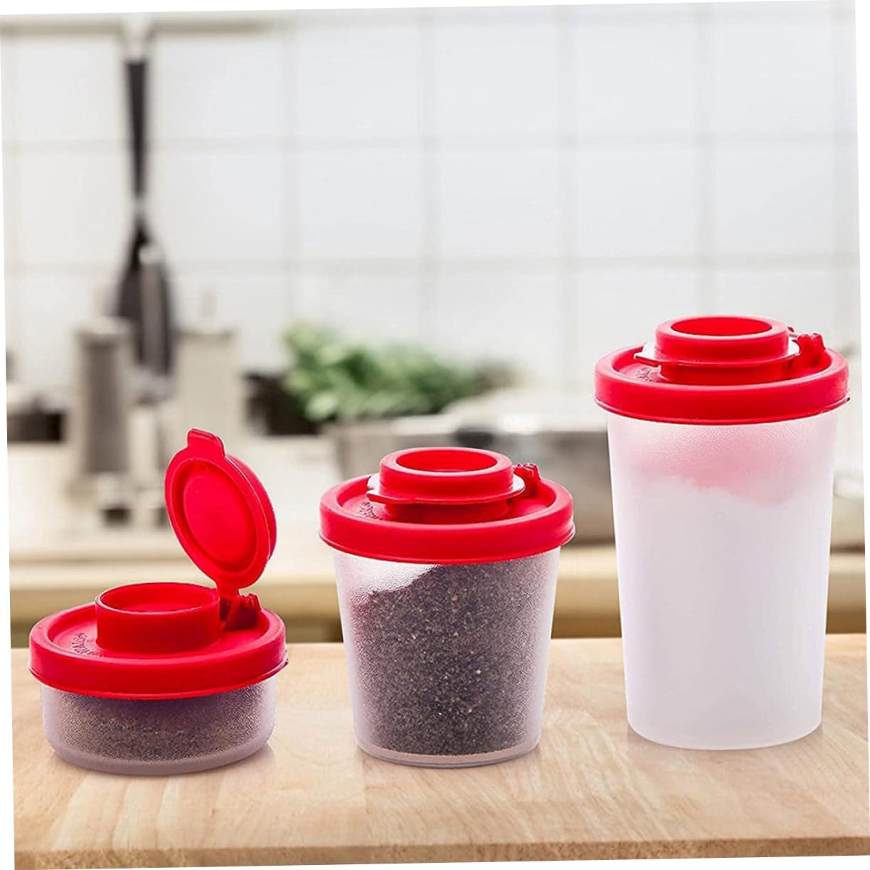 2Pcs Portable Outdoor Pepper Storage Bottles